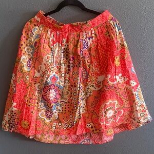 J. Crew Colorful A-Line Skirt